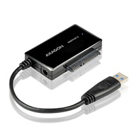 AXAGON ADSA-FP3, adapter USB 5Gbps - SATA 6G, 3,5" HDD FASTport3, w tym zasilacz sieciowy
