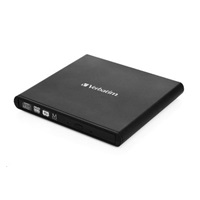VERBATIM externí mechanika DVD-RW Rewriter USB 2.0 Black + NERO