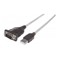 MANHATTAN Převodník z USB na sériový port (FTDI FT232RL Chip, 45cm)