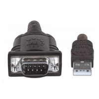 MANHATTAN Převodník z USB na sériový port (FTDI FT232RL Chip, 45cm)