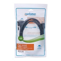 MANHATTAN kabel HDMI Male to DVI-D 24+1 Male, Dual Link, Black, 3m