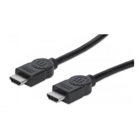 MANHATTAN kabel High Speed HDMI 4K, 3D, Male to Male, stíněný, černý, 7,5m