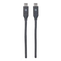 MANHATTAN USB 3.1 Gen2 Cable, Type-C Male / Type-C Male, 1m (3 ft.), 3A, Black