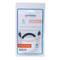 MANHATTAN USB 3.1 Gen2 Cable, Type-C Male / Type-C Male, 1m (3 ft.), 3A, Black