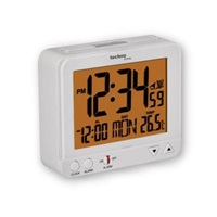 TechnoLine WT 195W - digitální budík bílý s teploměrem