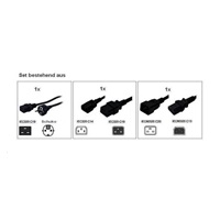 Eaton 10A FR/DIN sada napájecích kabelů pro HotSwap MBP