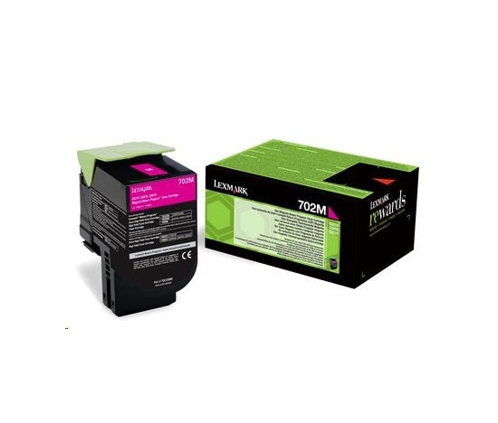 LEXMARK Magenta toner 702M pro CS310/410/510 z programu Lexmark Return (1 000 stran)