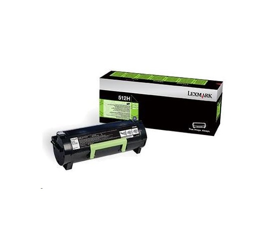 LEXMARK černý toner 512H pro: MS312/MS415, z programu Lexmark Return (5 000 stran)