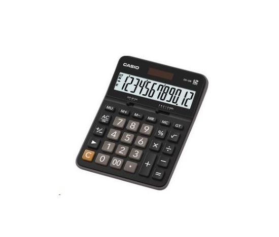 CASIO kalkulačka DX 12 B, černá, stolní, dvanáctimístná