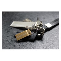 VERBATIM Flash Disk 32GB Metal Executive, USB 3.0, zlatá