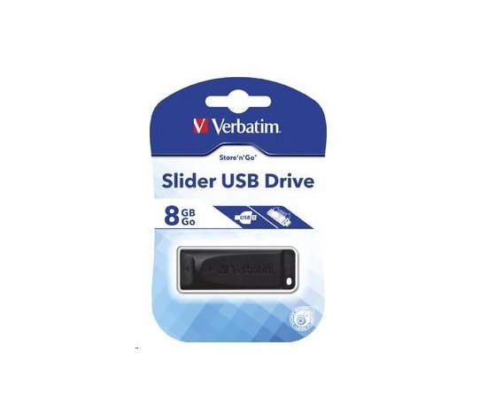 VERBATIM USB Flash Disk Store 'n' Go SLIDER 16GB - černá