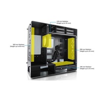 IN WIN skříň 909, Full Tower, bez zdroje, Silver, USB 3.1