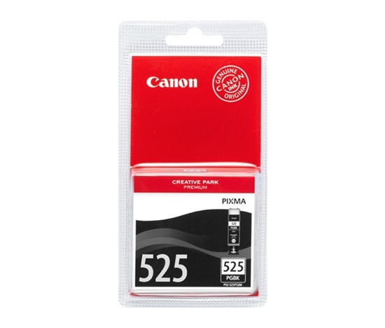 Canon CARTRIDGE PGI-525PGBK černá pro IP4850,4900,4950, PIXMA MG5100,5140,5150, MG5200,5250, MG5350, MG6150, MG8150