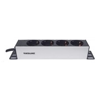 Intellinet 10" 1U Rackmount 4-Way Power Strip - German Type, rozvodný panel, 4x DE zásuvka, 1.8m kabel
