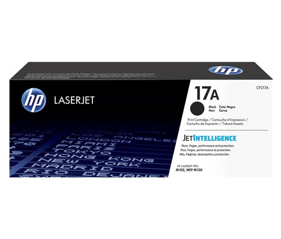 HP Black Contract Original LaserJet Toner Cartridge (CF217AC) (1,600 pages)