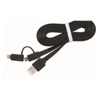 <p>USB charging and sync cable with 8-pin + Micro USB combo connector</p>
<p>Suitable for iPhone, iPad or iPod or any m
