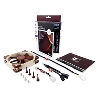 NOCTUA Ventilátor NF-S12A-PWM, 120mm, hnědá