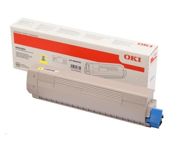 OKI Yellow toner do C833/C843 (10 000 stránek)