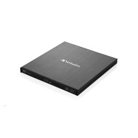 VERBATIM externí mechanika Slimline Blu-ray Rewriter USB 3.0 Zdarma BR Disc 25GB (CD DVD BD Mdisc) +NERO