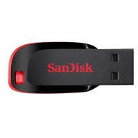 SanDisk Flash Disk 16GB Cruzer Blade, USB 2.0, černá