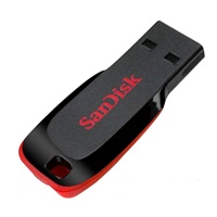 SanDisk Flash Disk 16GB Cruzer Blade, USB 2.0, černá