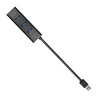 AXAGON HUE-S2B, 4x USB 3.0 CHARGING hub, złącze zasilania micro USB, kabel USB-A 30cm