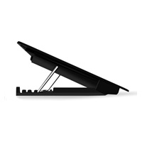 EVOLVEO Chladící podložka pro NTB A101, až 17", 2x 120mm Ventilátor, Modré podsvícení, černá