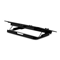 EVOLVEO Chladící podložka pro NTB A101, až 17", 2x 120mm Ventilátor, Modré podsvícení, černá