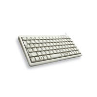 CHERRY klávesnice G84-4100 COMPACT KEYBOARD, lehká, USB, EU, bílá