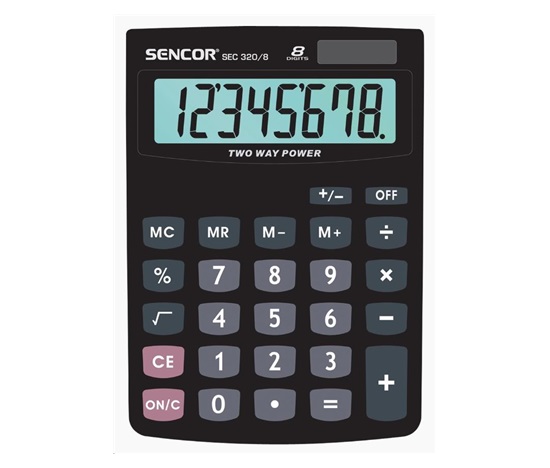 Sencor kalkulačka  SEC 320/8