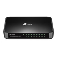 TP-Link switch TL-SF1024M (24x100Mb/s, fanless)