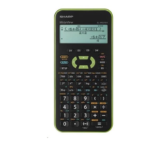 SHARP kalkulačka - ELW531XHGR - zelená