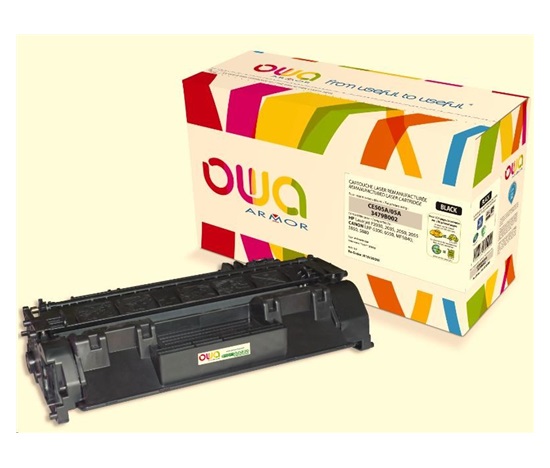 Toner OWA Armor do HP Laserjet P2030, P2035, P2050, P2055, 2300 stron, CE505A, czarny/black