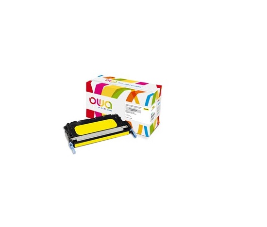 Toner OWA Armor do HP Color Laserjet 3600, 4000 stron, Q6472A, żółta/yellow