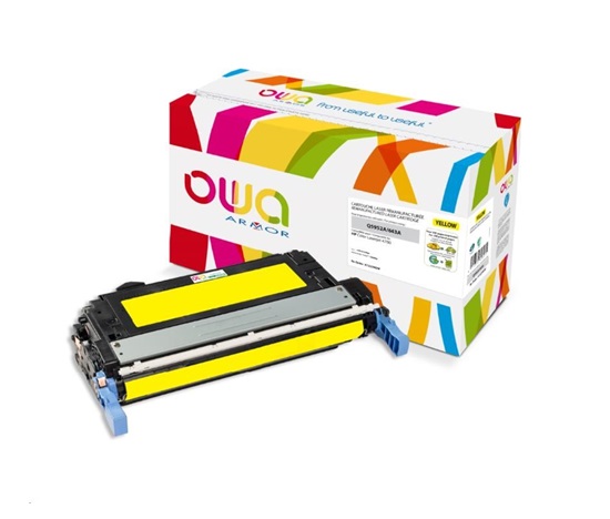 Toner OWA Armor do HP Color Laserjet 4700, 10000 stron, Q5952A, żółta/yellow