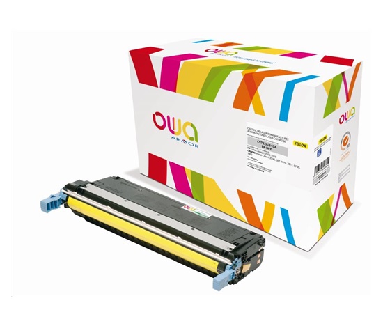 Toner OWA Armor do HP Color Laserjet 5500, 5550, 12000 stron, C9732A, żółta/yellow