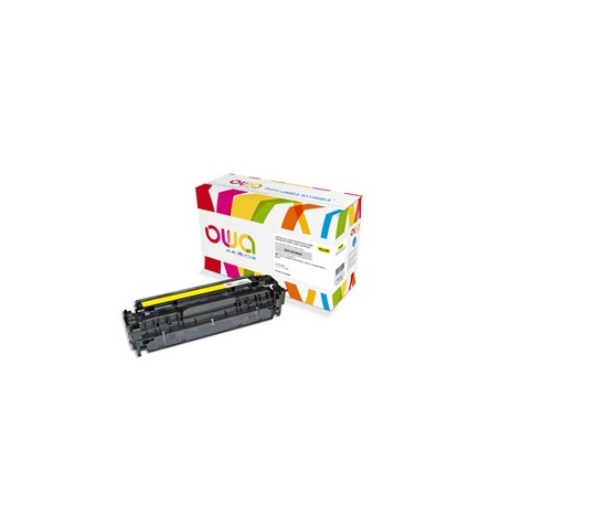 Toner OWA Armor do HP Color Laserjet Pro300 M351, M375, Pro400 M451, M475, 2600 stron, CE412A, żółta/yellow