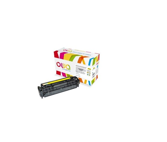 Toner OWA Armor do HP Color Laserjet CP2020, CP2025, CM2320, CM2720, 2800 stron, CC532A, żółta/yellow