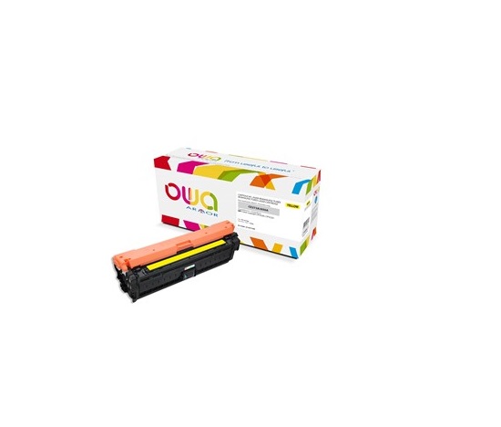 Toner OWA Armor do HP Color Laserjet Ese CP5520, 5525, 15000 stron, CE272A, żółta/yellow