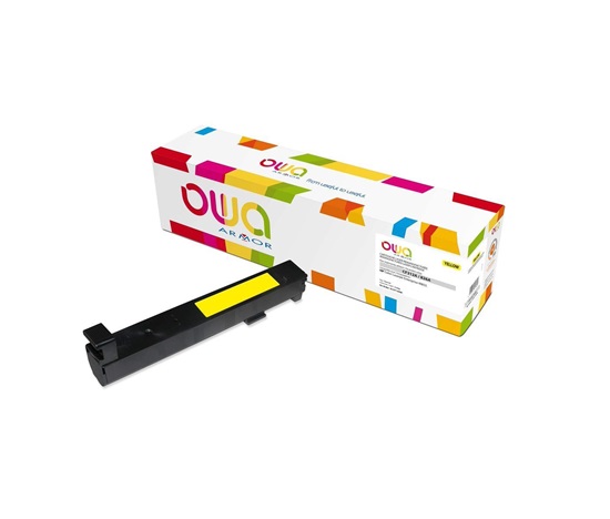 Toner OWA Armor do HP Color Laserjet Ese M855, 31500 stron, CF312A, żółta/yellow