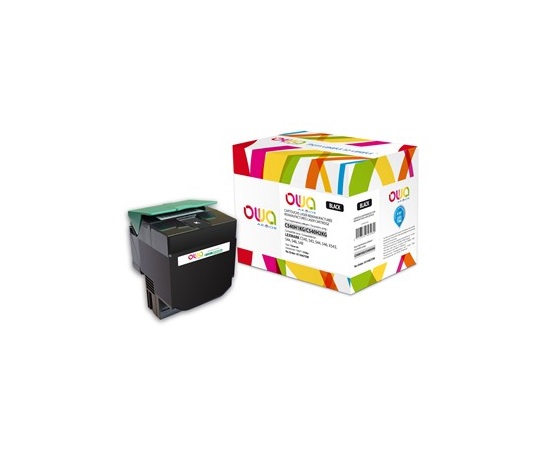 Toner OWA Armor do LEXMARK C540, 543, 544, 546, X543, X544, X546, X548, 2500 stron, C540H1KG, czarny/black