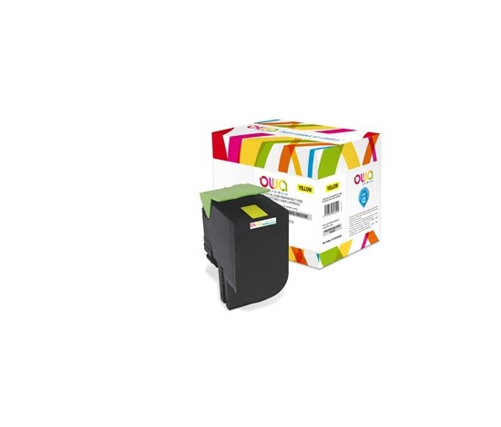 Toner OWA Armor do LEXMARK CX310, 410, 510, 2000 stron, 80C2SY0, żółta/yellow