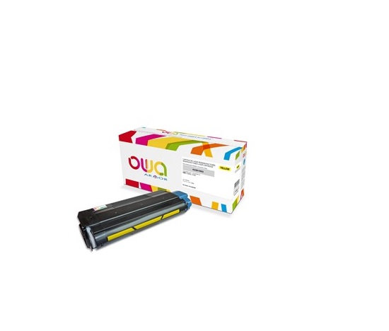 Toner OWA Armor do OKI C5600, C5700, 2000 stron, 43381905, żółta/yellow