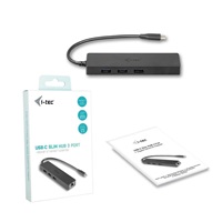 i-tec USB-C 3.1 Slim 3-portový HUB + RJ-45