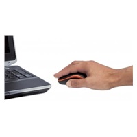 MANHATTAN Myš Success, USB optická, 1000 dpi, černo-oranžová