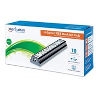 MANHATTAN Hi-Speed USB 2.0 Desktop Hub, 10 portů