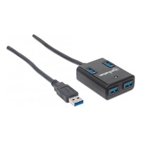 MANHATTAN USB 3.0 Hub, 4 Ports, Bus Power