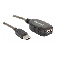 MANHATTAN Kabel USB 2.0 A-A, aktivní prodlužovací 5m, Daisy-Chainable, Blister