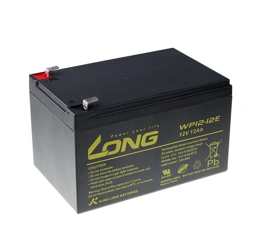 Long 12V 12Ah akumulator kwasowo-ołowiowy DeepCycle AGM F2