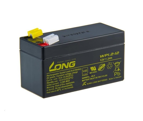 Long 12V 1,2Ah akumulator kwasowo-ołowiowy F1